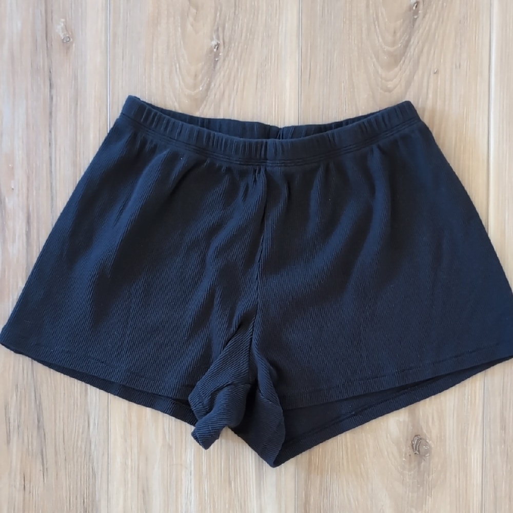 SKIMS Cotton Ribbed Loose Shorts